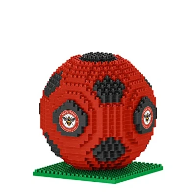 Image of FOCO Officially Licensed Brentford FC BRXLZ Bricks 3D Football Toy Model