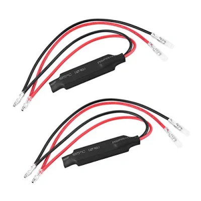 Image of Gugxiom Motorcycle Turn Signal Led Load Resistor, Universal 12V 10W Resistor Indicator Flash Blinker Fix Error Controller