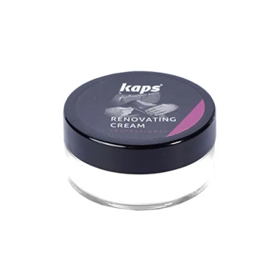 Image of Renovating Repair Cream For Smooth Leather Shoes Bags Seats, Scratch And Scuff Cover, Kaps Cream, 10 Colours, 101 White, 25 ml 0.84 fl. Oz.