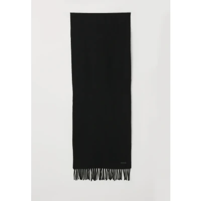 Image of BOSS Men&#039;s Naster_35180 Scarf, Black1, One Size
