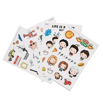 Image of Grupo Erik Friends Stickers Gadget Decals Waterproof &amp; Removable Laptop Cute for Children Adults