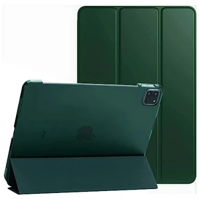 Image of PROTech Smart Case for iPad Pro 11 Inch, 2022/2021/2020 18 Model, Slim Stand Hard Back Shell Cover with Auto Wake/Sleep (Emerald Green)