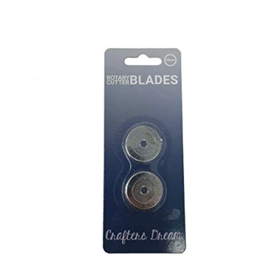 Image of Crafters Dream Rotary Blade 28mm, 2Pc for Quilting, Sewing &amp; Paper Craft Projects