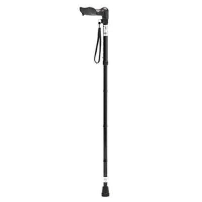 Image of HOMECRAFT Comfy Grip Sticks, Walking Support, Rubber Tip, Good Stability, Mobility Aids, Right Hand, 82.5 92.5 cm
