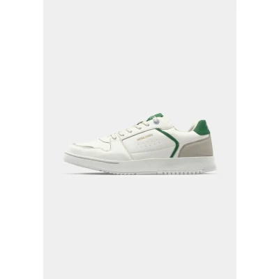 Image of Jack &amp; Jones Jfwealing Trainers, Men&#039;s, Size: 6, White/trekking green High quality imitation leather