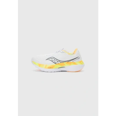 Image of Saucony Endorphin Trainer Women&#039;s Running Shoes Size 7 UK, White, Lightweight &amp; Responsive Performance