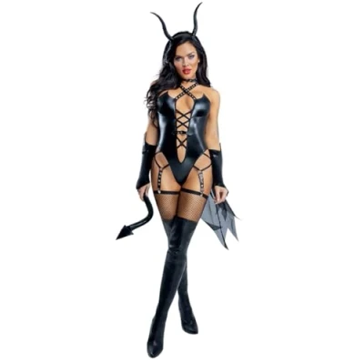 Image of Starline Women&#039;s Demon Temptress Costume (Small), Black, S