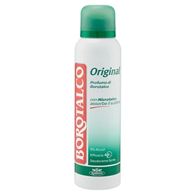 Image of 4x BOROTALCO ROBERTS Original Deo Deodorant Spray 150ml 0% Alcohol! 48h!