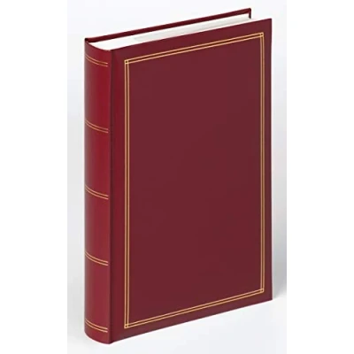 Image of walther Design Photo Album Red 300 Photos 10 x 15 cm Memo Imitation Leather with Embossing, Monza ME 140 R