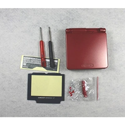 Image of Gametown® New Full Housing Shell Pack Case Cover for GBA SP Gameboy Advance Red
