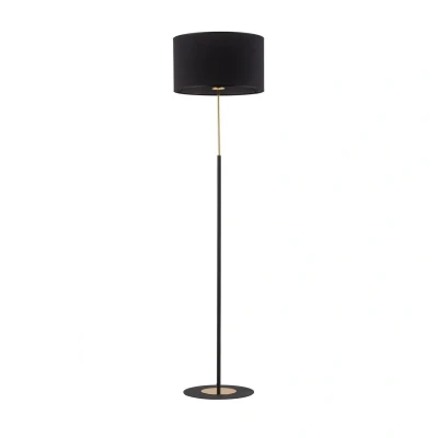 Image of Lord Floor Lamp With Shade Black 1xE27