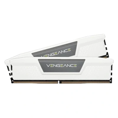 Image of CORSAIR VENGEANCE DDR5 RAM 32GB (2x16GB) 5200MHz CL40 Intel XMP iCUE Compatible Computer Memory White (CMK32GX5M2B5200C40W)