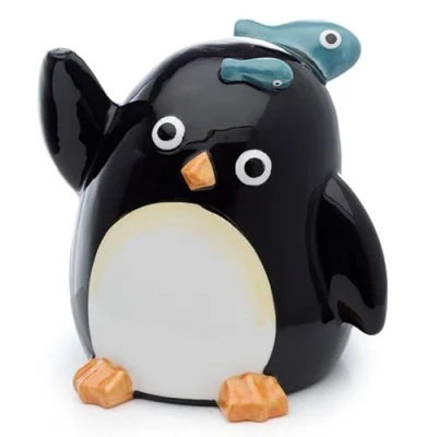 Image of Caribou Living Upside Down Cute Penguin Novelty Ceramic Mug Cup 450ml for Hot Drinks Tea Coffee Chocolate