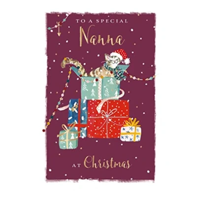 Image of to A Special Nanna Christmas Greeting Card The Wildlife Range Xmas Cards X14435GH