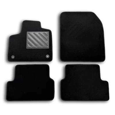 Image of Vauxhall Grandland X from 2016 Onwards Tailored Car Mats, Anti Slip, Reinforced Rubber Heel Pad, Fastener Buttons