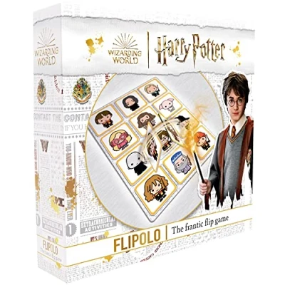 Image of IDEAL Harry Potter Flipolo game: The Frantic Flip Matching Game Family Games For 2 4 Players Ages 5+