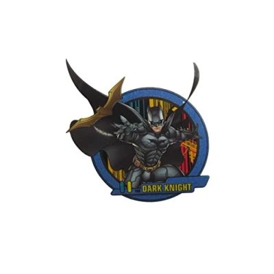 Image of Fat catz copy Batman Logo D.C comics smooth style iron on heat transfer or sew embroidered clothes patch (Smooth Dark Knight No:1)