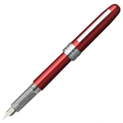 Image of Platinum Plaisir Fountain Pen Pgb 1000 Red Fine,PGB #70 F,1
