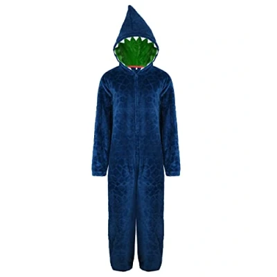 Image of undercover lingerie Mens Dinosaur Onesie 982045 Navy Medium