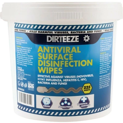 Image of Dirteeze ANTIVIRAL Surface Wipes Bucket