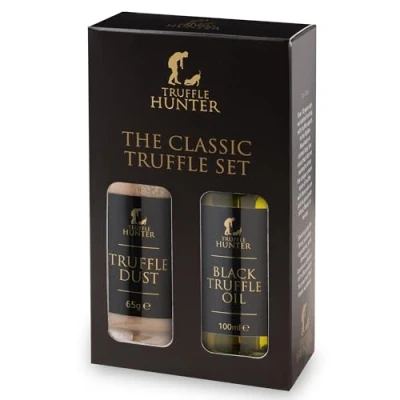 Image of TruffleHunter Classic Truffle Set Dust &amp; Black Oil Gourmet Food Seasoning