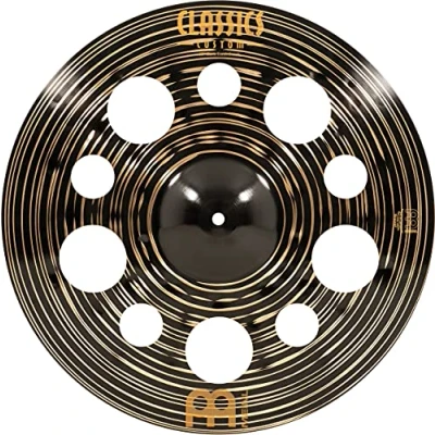 Image of Meinl Cymbals Classics Custom Dark Trash Crash Cymbal 18 inch (Video) for Drum Set (45,72cm) B12 Bronze, Finish, Made in Germany (CC18DATRC)