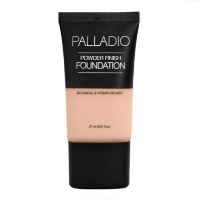 Image of Palladio Powder Finish Liquid Foundation, Natural Matte Appearance, Reduces Fine Lines, Covers Large Pores, Hides Imperfections, All Day Wear, Sheer to Medium Coverage, Ivory