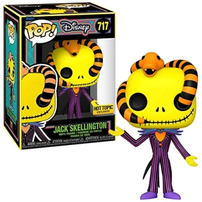 Image of Pop! The Nightmare Before Christmas Jack Skellington with Snake Blacklight Special Edition