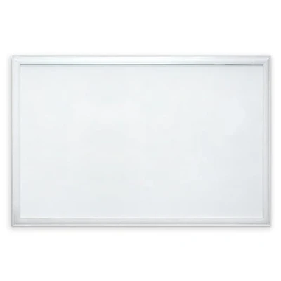 Image of Cathedral Products Contemporary White MDF Frame Magnetic Dry Erase Board Premium Writing Surface