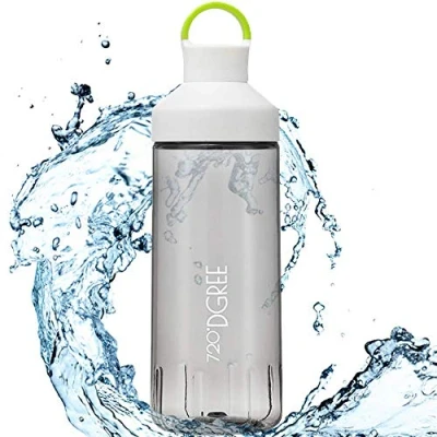 Image of 720DGREE twinBottle Leakproof Water Bottle 700ml Sports Bottles BPA Free Tritan Plastic 2 Way Opening System Perfect Drinking for Kids, School, Gym, Bike Cycling, Running, Outdoor