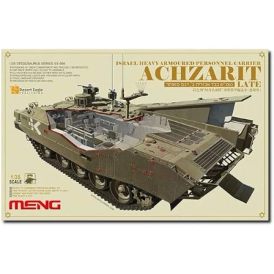 Image of Meng 1:35 Scale Israeli Achzarit Late Heavy Armoured Personnel Carrier Model Kit (Multi Colour)