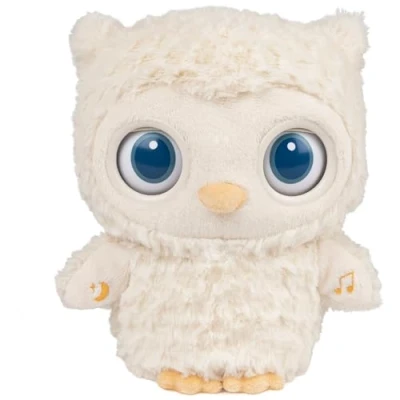 Image of GUND Baby Sleepy Eyes Owl Bedtime Soother Plush Stuffed Animal Night Light &amp; Sound Machine, 8