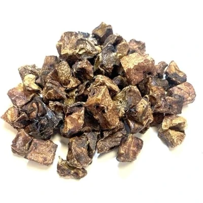 Image of Small Puffed Jerky Cubes (Dried Lung) 100g Natural Dog Treats Chews Great Training Aid SLS