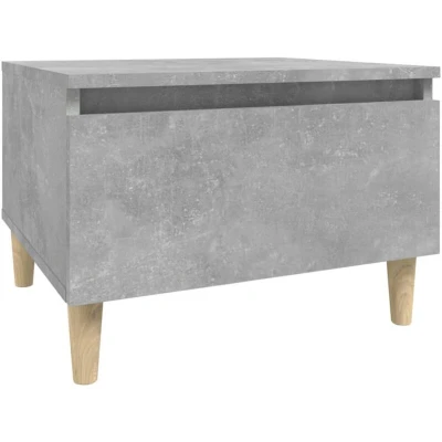 Image of vidaXL Side Table Concrete Grey 50x46x35 cm Engineered Wood