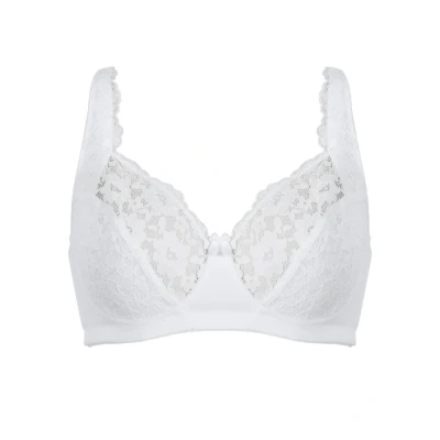 Image of Naturana Women&#039;s 5204 Bra, White, 44C