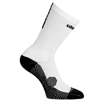 Image of Uhlsport Unisex Tube It Socks White/Black, Size 45 47