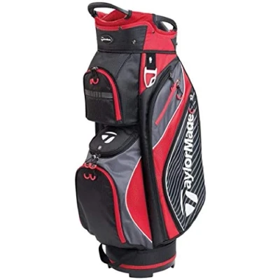Image of TaylorMade Pro Cart 6.0 Golf Bag, Black/Red, One Size