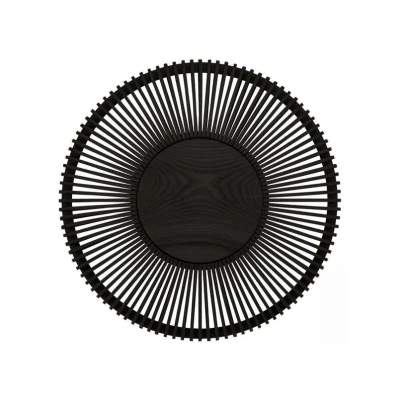 Image of UMAGE Clava up wall light Ø 49 cm black wood