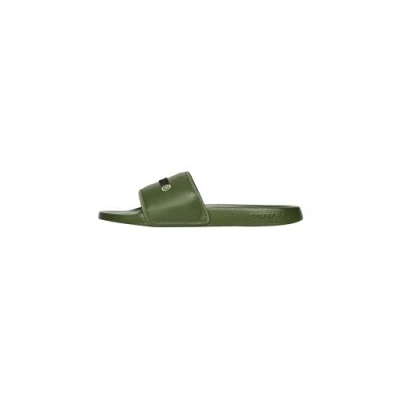 Image of Superdry Men&#039;s Tarp Vegan Pool Slide Flip Flop, Olive Khaki, 10/11 UK