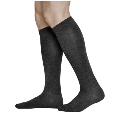 Image of vitsocks Men&#039;s 80% MERINO Wool Long Leg Knee High Winter Socks, Warm Breathable, black, 8 9