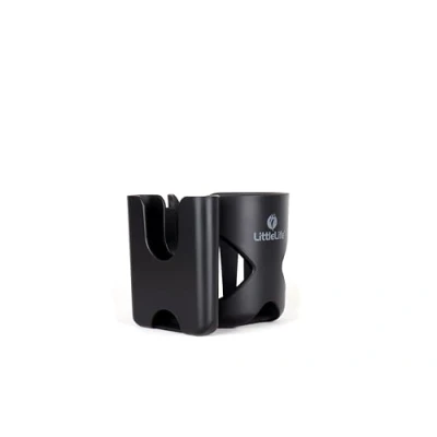 Image of LittleLife Buggy and Pushchair Universal Cup Phone Holder Adjustable Bottle Organiser for Stroller, Drink Coffee