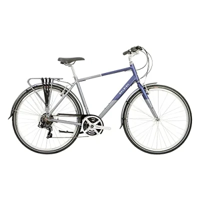 Image of Raleigh PNT17MT Pioneer Tour 700c 21 Speed Men&#039;s Hybrid Bike in Blue / Silver Size Small