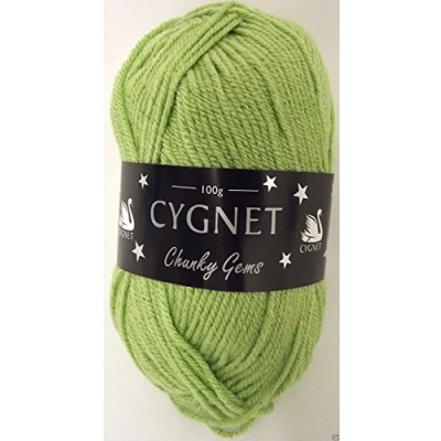 Image of Cygnet Chunky GEMS Knitting Acrylic Yarn Wool 100g 388 Jade
