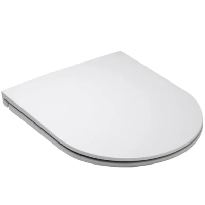 Image of Grünblatt Toilet Seat 515236 Suitable for Duravit Toilets with Soft Close Mechanism, Removable, Duroplast, White