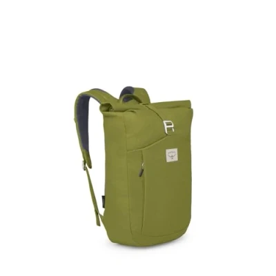 Image of Osprey Arcane Roll Top Pack Unisex Lifestyle Backpack Matcha Green Heather O/S