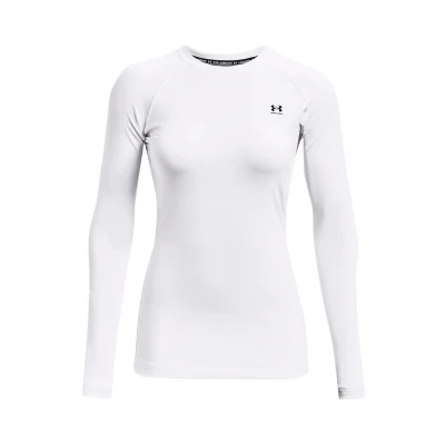 Image of Under Armour Authentics CREW Long sleeved top, Women&#039;s, Size: XXL, White black