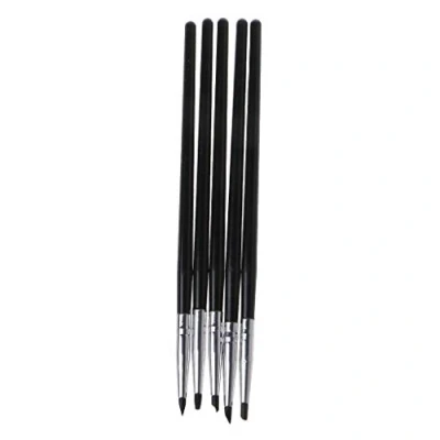 Image of JSGHGDF 5Pcs Silicone Clay Shapers Sculpting Tools Carving Modelling Tool Pottery Making Pen Resin Smearing