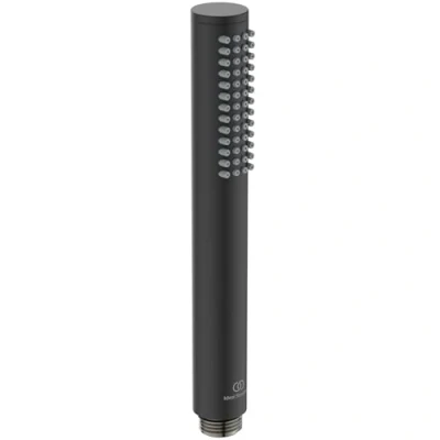 Image of Ideal Standard Idealrain Single Spray Pattern Stick Shower Head, BC774XG, Silk Black