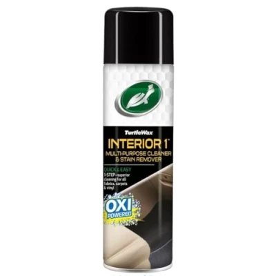 Image of Turtle Wax 52816 Interior 1 Multi Purpose Car Seat Cleaning, Stain &amp; Odor Removal Spray 500ml
