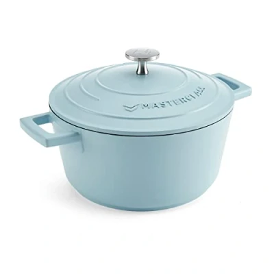 Image of MasterClass Cast Aluminium 2.5L Casserole Dish Sky Blue